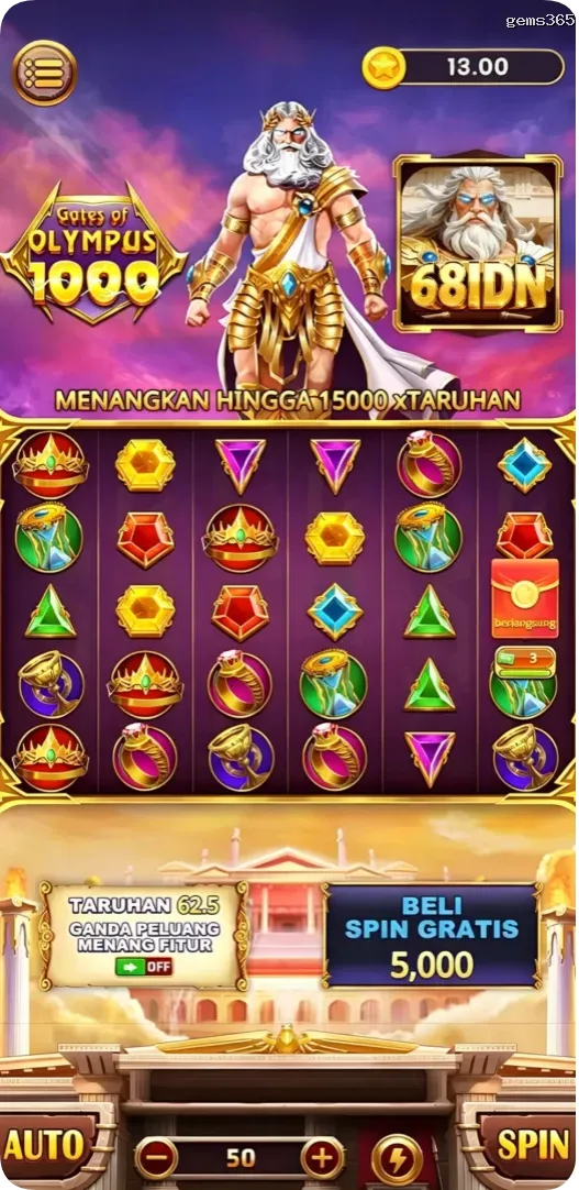 gems365 Tangkapan Layar - APK Resmi